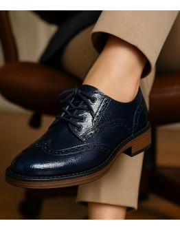 Pitillos Δερμάτινα Oxford Μπλε 10891