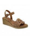 La Repo Δερμάτινες Πλατφόρμες Camel 53291