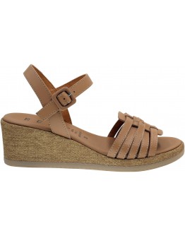 La Repo Δερμάτινες Πλατφόρμες Camel 53291