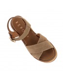 La Repo Δερμάτινες Πλατφόρμες Camel  61284