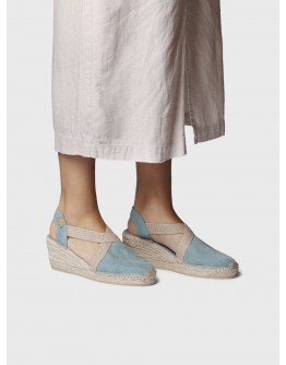 Toni Pons Suede Εσπαντρίγιες Baby blue Tona
