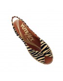 Viguera Δερμάτινες Εσπαντρίγιες Zebra Print 2200