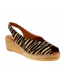 Viguera Δερμάτινες Εσπαντρίγιες Zebra Print 2200