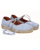 Viguera Δερμάτινες Εσπαντρίγιες Baby Blue 2346