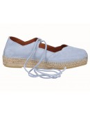 Viguera Δερμάτινες Εσπαντρίγιες Baby Blue 2346