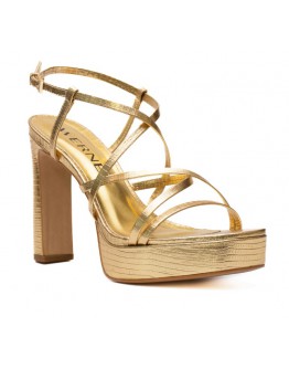 Werner Δερμάτινα Πέδιλα Χρυσά 180029