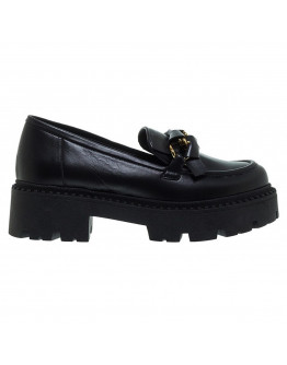 Mourtzi Δερμάτινα Loafers Μαύρα 41801