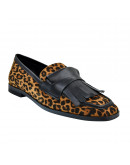 Wikers Δερμάτινα Loafers Leopard 165