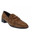 Wikers Δερμάτινα Loafers Καφέ 167