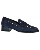 Wikers Δερμάτινα Loafers Μπλε 167