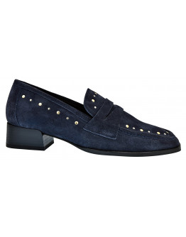 Wikers Δερμάτινα Loafers Μπλε 167