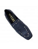 Wikers Δερμάτινα Loafers Μπλε 167