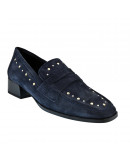 Wikers Δερμάτινα Loafers Μπλε 167